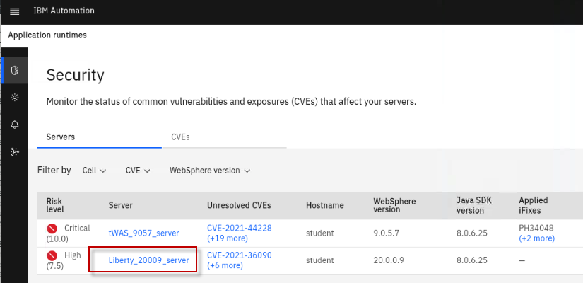 app runtimes servers